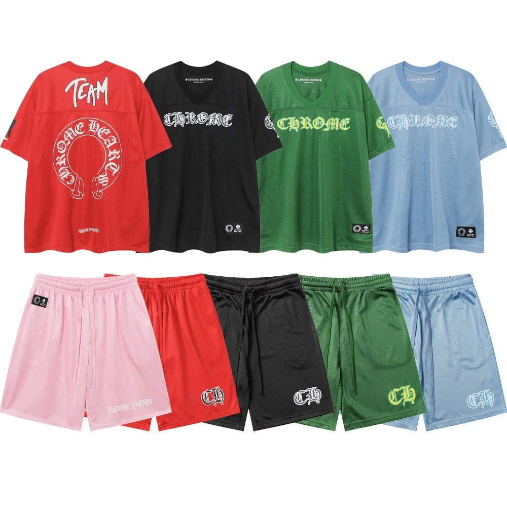 Loose short sleeve unisex shorts  