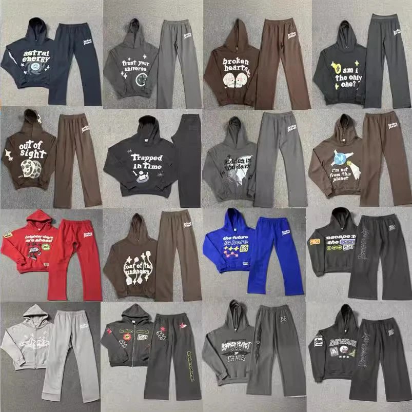 hoodie high street loose casual sweatshirt suit  